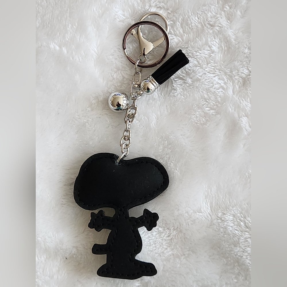 Snoopy Rhinestone Keychain Bag Charm - Picture 3 of 3